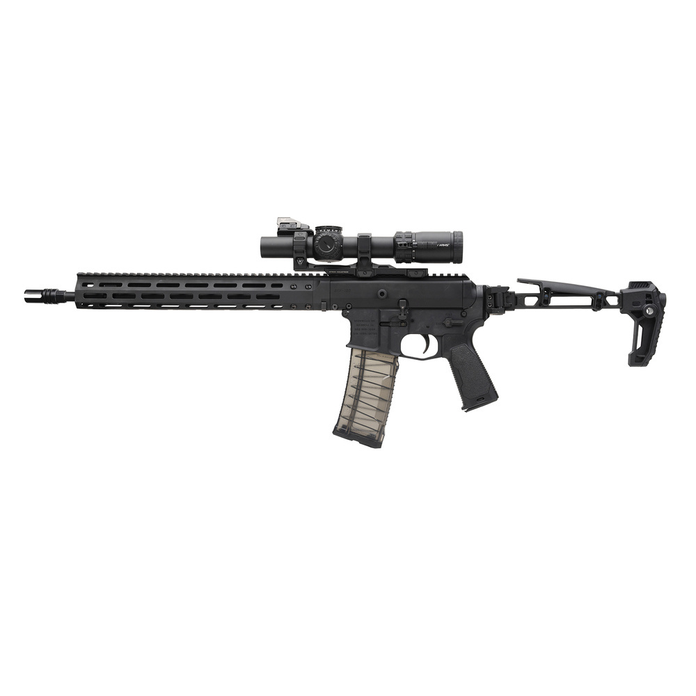 Kolba składana kompatybilna z SIG SAUER MCX, CZ Scorpion EVO, Huglu Mohac i innymi. - LifeGun.pl Strike Industries Kolba skladana Strike Folding Adapter Czarna SI FSA DUAL Huglu Mohac 19