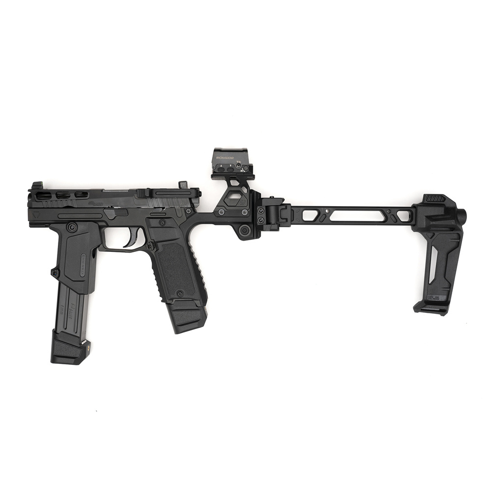 Kolba składana kompatybilna z SIG SAUER MCX, CZ Scorpion EVO, Huglu Mohac i innymi. - LifeGun.pl Strike Industries Kolba skladana Strike Folding Adapter Czarna SI FSA DUAL Huglu Mohac 6