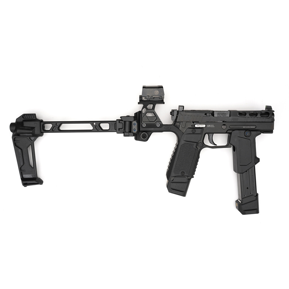 Kolba składana kompatybilna z SIG SAUER MCX, CZ Scorpion EVO, Huglu Mohac i innymi. - LifeGun.pl Strike Industries Kolba skladana Strike Folding Adapter Czarna SI FSA DUAL Huglu Mohac 7
