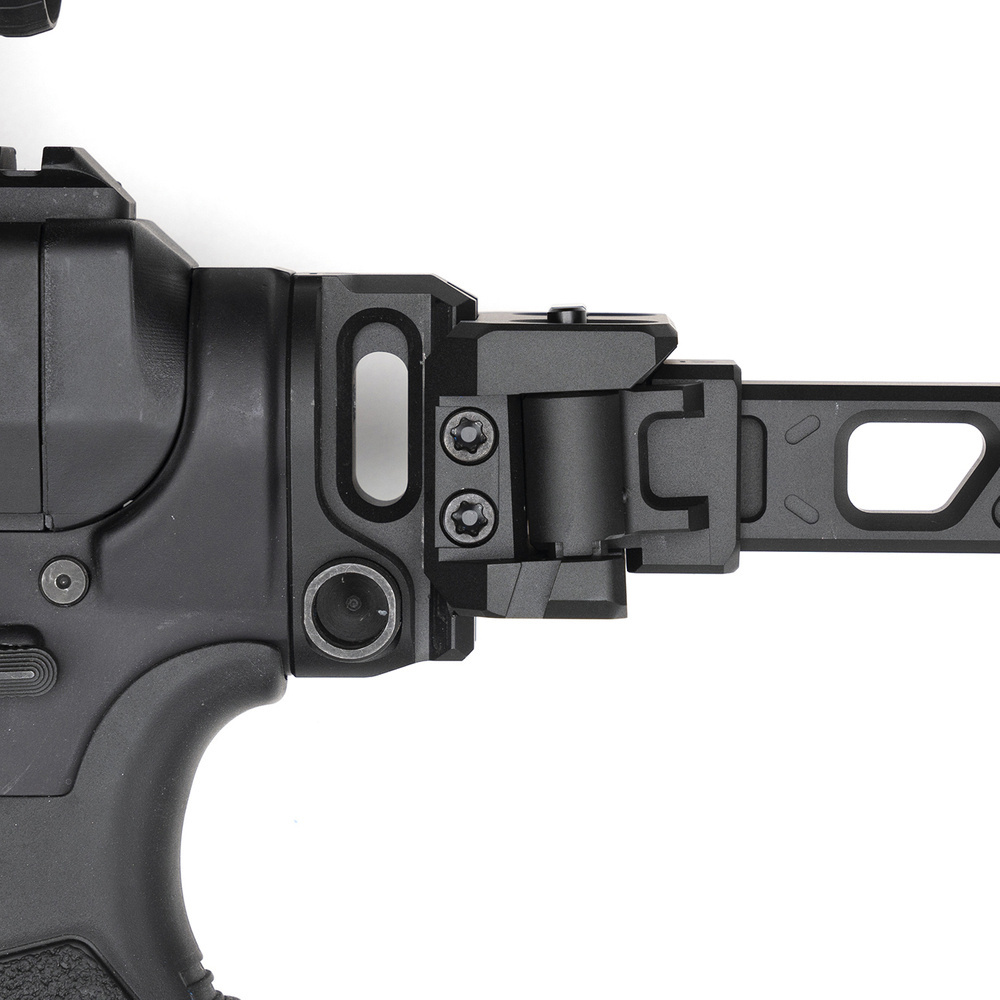 Kolba składana kompatybilna z SIG SAUER MCX, CZ Scorpion EVO, Huglu Mohac i innymi. - LifeGun.pl Strike Industries Kolba skladana Strike Folding Adapter Czarna SI FSA DUAL Huglu Mohac 9