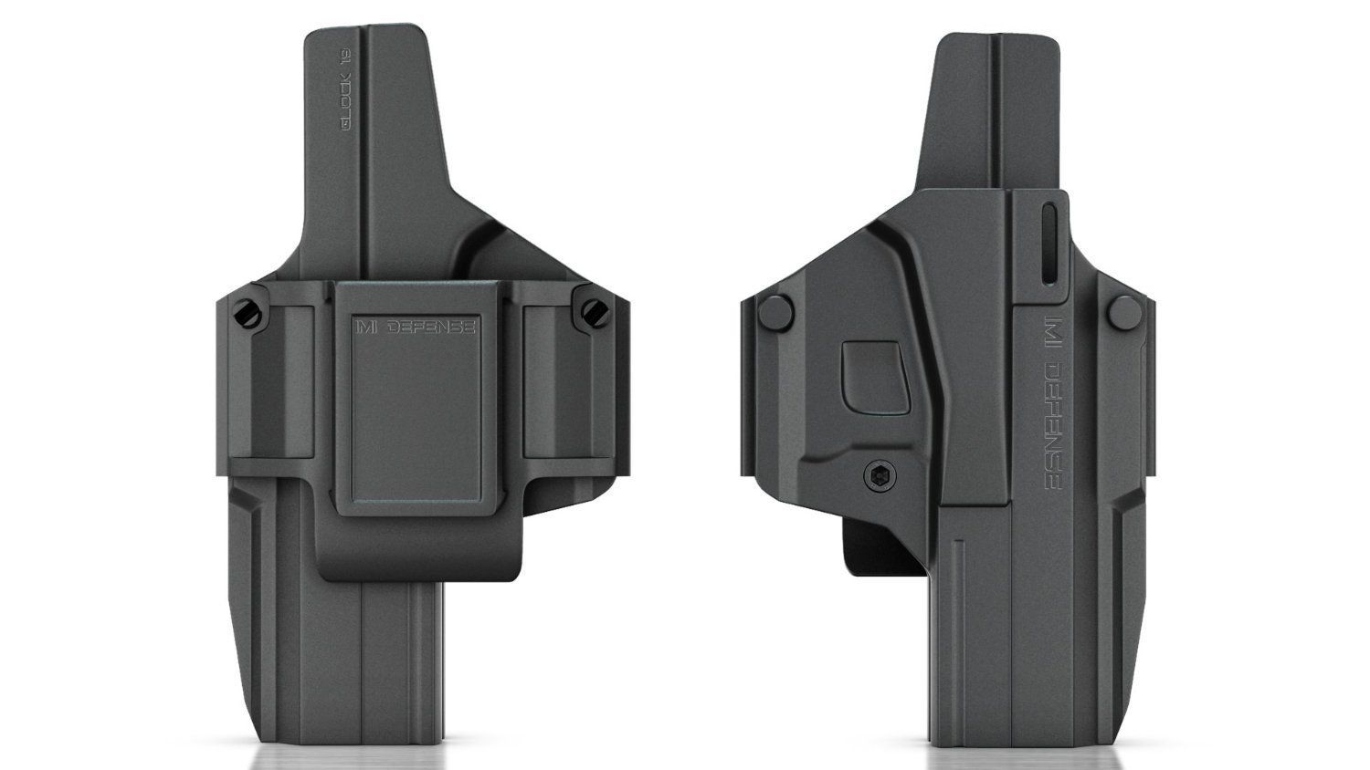 Morf X3 to nowa rewolucyjna kabura, która może być szybko zmodyfikowana dla strzelca praworęcznego lub leworęcznego. Kabura wyposażona jest w klips do paska (IWB), w szlufkę (OWB) oraz w płetwę. Kabura w pełni modyfikowana pozwala na dostosowanie do aktualnych potrzeb. Wykonana jest z bardzo lekkiego mocnego polimeru, który wytrzyma w najbardziej ekstremalnych sytuacjach. Kabura Morf - LifeGun.pl Kabura Glock 19 IMI-Defense 8019 Morf X3-3