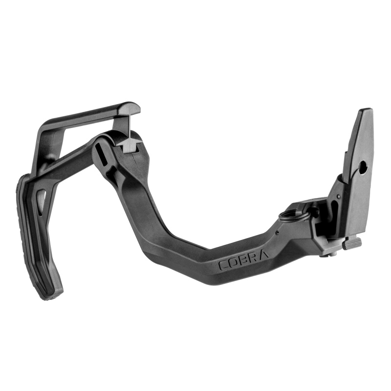 Adapter składana kolba do pistoletu Glock FAB Cobra Cobra to składana kolba (adapter) do pistoletów Glock. Dzięki unikalnej konstrukcji można przenosić broń wraz z złożoną kolbą w większości kabur OWB. Kompatybilna z modelami 17 i 19 GEN 2-5. Cechy: Szybki i łatwy montaż Nie wymaga modyfikowania broni Szybko rozkłada się z pozycji złożonej Posiada bakę - LifeGun.pl Adapter składana kolba do pistoletu Glock FAB Cobra-5