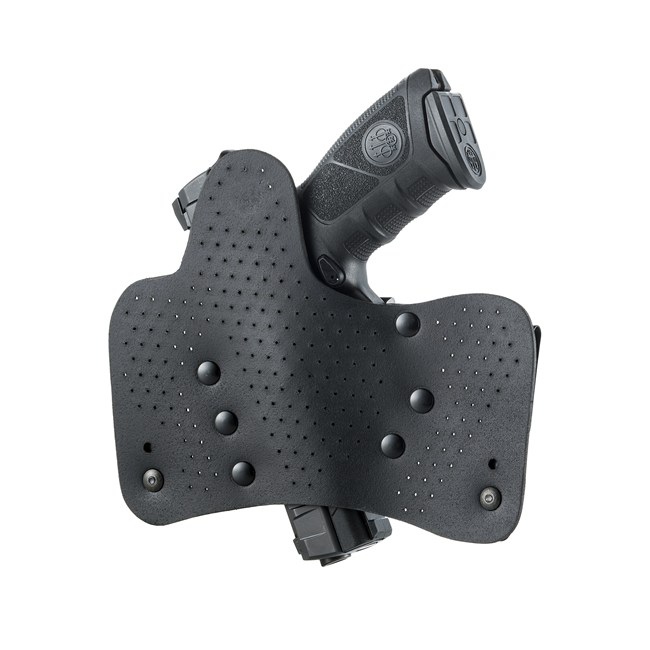 Kabura wewnętrzna do pistoletu Beretta 2CLIP E01212 Kabura stworzona dla pistoletów APX, Compact oraz Centurion. Komfortowa, łatwa w ukryciu i kuloodporna konstrukcja gotowa na każde zadanie. Cechy: Odporne na korozje stalowe klipsy Wysokiej jakości skórzana podkładka Micro otwory dla polepszenia wentylacji Kompatybilna: modele Beretta APX, Compact i Centurion Praworęczna - LifeGun.pl Kabura wewnętrzna do pistoletu Beretta 2CLIP E01212-4
