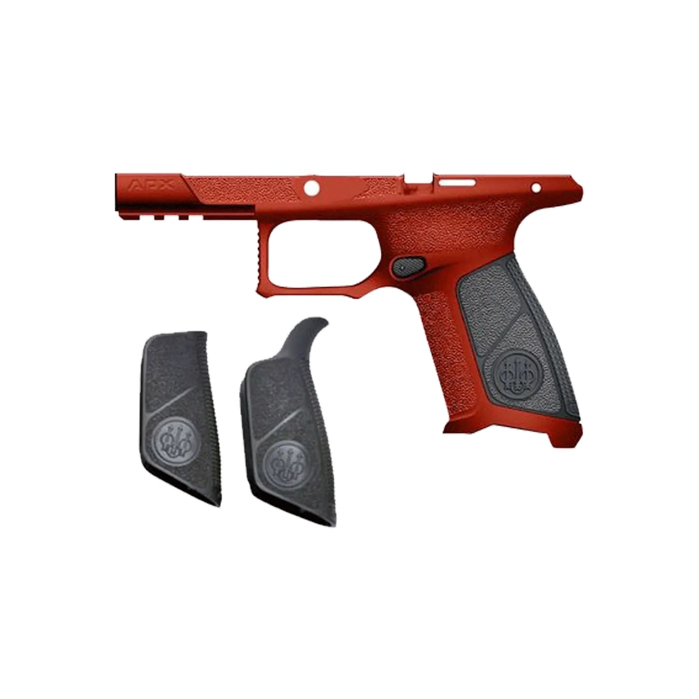 Wymienne okładziny i szkielet do pistoletu APX A1 w kolorze czerwonym (kod producenta: E03439). - LifeGun.pl Zestaw okładzin ze szkieletem do pistoletu Beretta APX A1 (E03439) Red-1