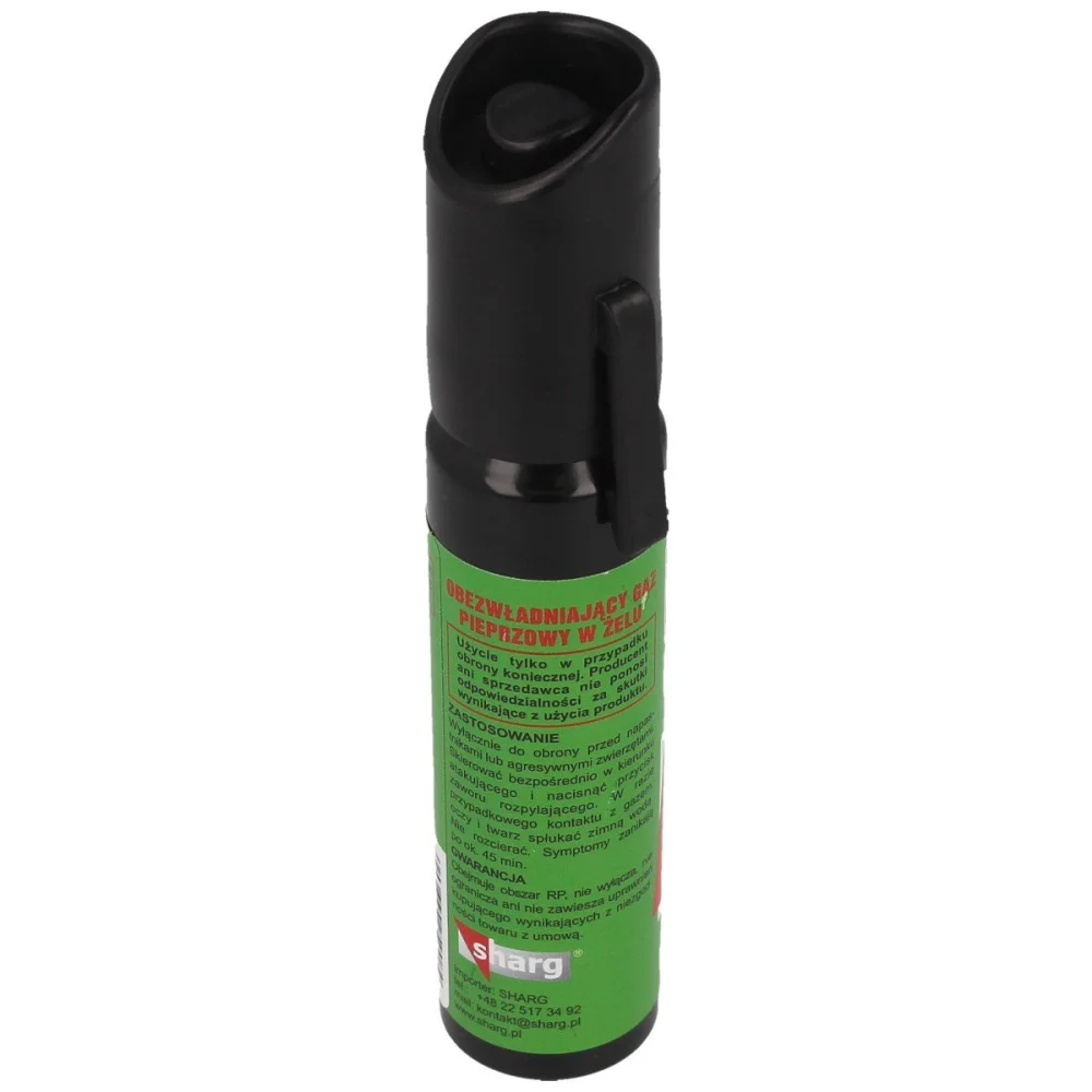 Gaz pieprzowy Sharg Defence Green Gel 2mln SHU 25ml 2 Gaz pieprzowy Sharg Defence Green Gel 2mln SHU 25ml