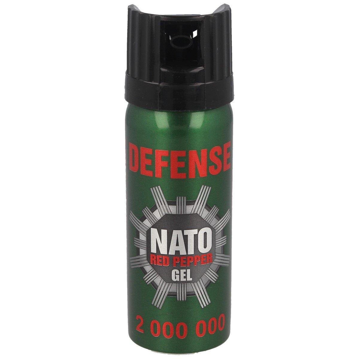 NATO Defence Gel 2mln 50ml dysza Cone, najskuteczniejszy gaz obronny dostępny na rynku, w cenie do 20 złotych. Duża pojemność 50 ml gwarantuje wielokrotne użycie i obronę przed napastnikiem / grupą napastników, będących również pod wpływem alkoholu lub środków psychoaktywnych. Skład chemiczny dobrano tak, aby równie skutecznie bronił przed agresywnymi zwierzętami, a zwłaszcza psami. Wyprodukowany w Niemczech.  - LifeGun.pl pol pl Gaz pieprzowy Sharg Nato Defence Gel 2mln Cone 50ml 41050 C 110233 1