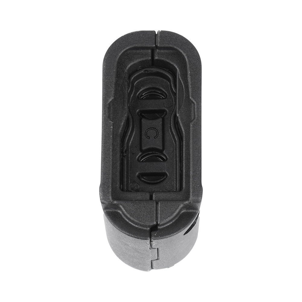 Powiększona stopka magazynka do pistoletu Glock 43. Pomaga w utrzymaniu pełnego chwytu na broni, szczególnie osobom o dużych dłoniach, jednocześnie zwiększając pojemność magazynka o dodatkowe 4 sztuki amunicji. Ponadto wydłużenie w ten sposób magazynka pozwala na jego łatwiejsze dobycie z ładownicy. Stopka wykonana jest z polimeru, wzmocnionego włóknem szklanym, co zapewnia jej trwałość przy niskiej wadze. - LifeGun.pl zul pl FAB Defense Przedluzona stopka magazynka do Glock 43 4 43 10 C FAB 43 10B 40427 2