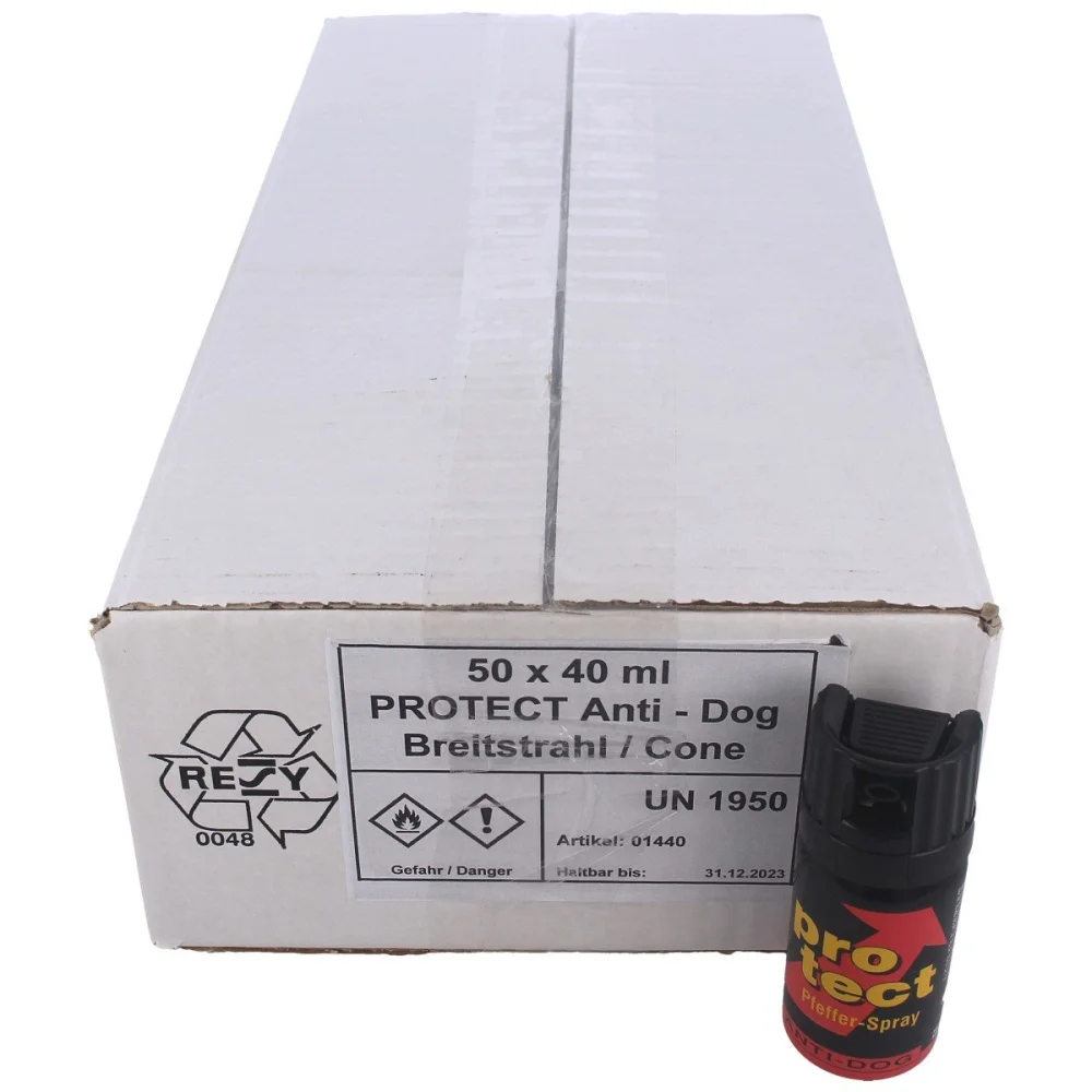 Gaz pieprzowy KKS ProTect Anti-Dog 1mln SHU 40ml Cone (01440-C) 6 Gaz pieprzowy KKS ProTect Anti-Dog 1mln SHU 40ml Cone (01440-C)