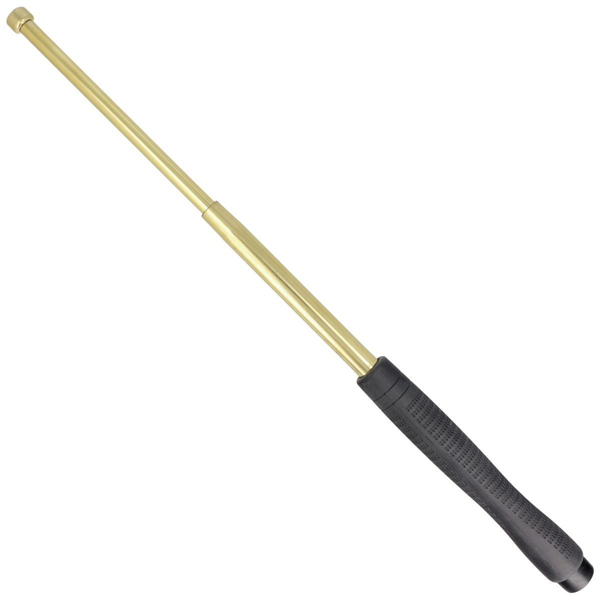 EXB-21HE GOLD Ergonomic. Hartowana 21" pałka ESP. Wypinany obrotowy uchwyt BH-54, mocowanie UBC-5. Elementy batona pokryto warstwą TiN azotku tytanu o bardzo dużej twardości, odporności na ścieranie oraz korozję, małym współczynniku tarcia, złotym kolorze - LifeGun.pl Pałka teleskopowa hartowana ESP Ergonomic Gold 21'' (ExB-21HE-AU BH-54)-8