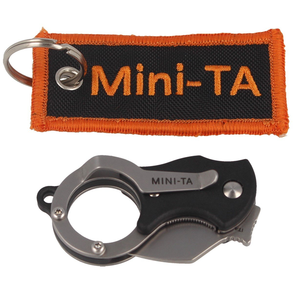 Mini-TA Black FRN, Bead Blasted mini wersja noża walki firmy FOX. Lekki kompaktowy nie obciąża kieszeni chętnie kupowany przez kobiety. Ostrze Warncliff, klips Tip-Up, otwór umożliwiający przypięcie do breloka z kluczami. Nóż który masz przy sobie! - LifeGun.pl Nóż składany FOX Karambit Mini-TA FRN Black, Bead Blasted (FX-536)-6