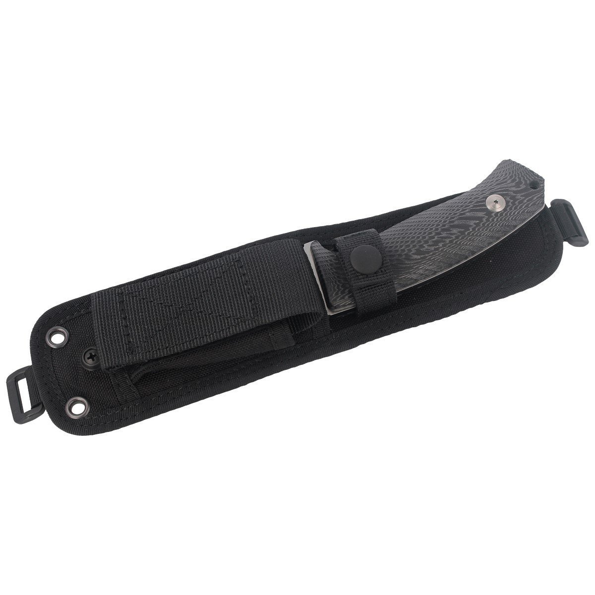 M3 Micarta Black, niezwykle wytrzymały nóż LionSteel o konstrukcji full tang. Połączenie eksperckiego projektu i najnowocześniejszej metalurgii. Masywne precyzyjnie szlifowane płaskie ostrze ze stali Niolox. Dla miłośników bushcraftu, survivalu, myślistwa - LifeGun.pl Nóż LionSteel Bushcraft Micarta Black, Satin Blade (M3 MI)-3