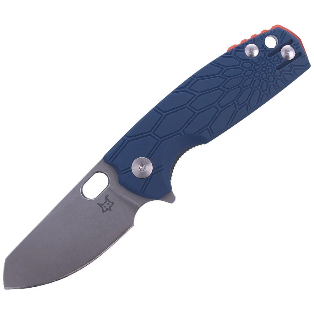 Nóż składany Fox Baby Core FRN Blue, Stonewashed N690 by Jesper Voxnaes (FX-608 BL) 7 Nóż składany Fox Baby Core FRN Blue, Stonewashed N690 by Jesper Voxnaes (FX-608 BL)