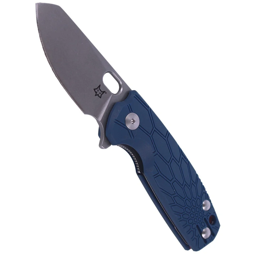 Nóż składany Fox Baby Core FRN Blue, Stonewashed N690 by Jesper Voxnaes (FX-608 BL) 4 Nóż składany Fox Baby Core FRN Blue, Stonewashed N690 by Jesper Voxnaes (FX-608 BL)