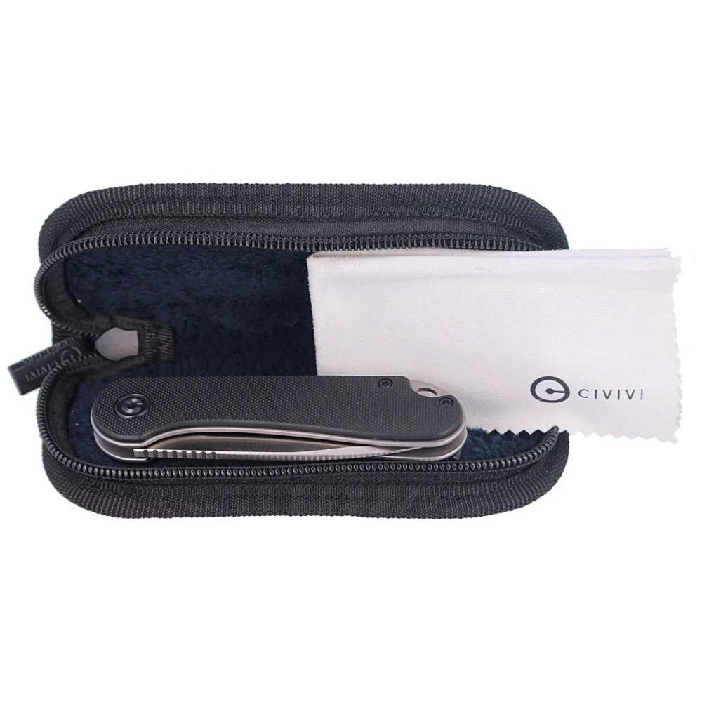 Nóż składany Civivi Elementum Flipper Black G10, Satin D2 (C907A) 9 Nóż składany Civivi Elementum Flipper Black G10, Satin D2 (C907A)