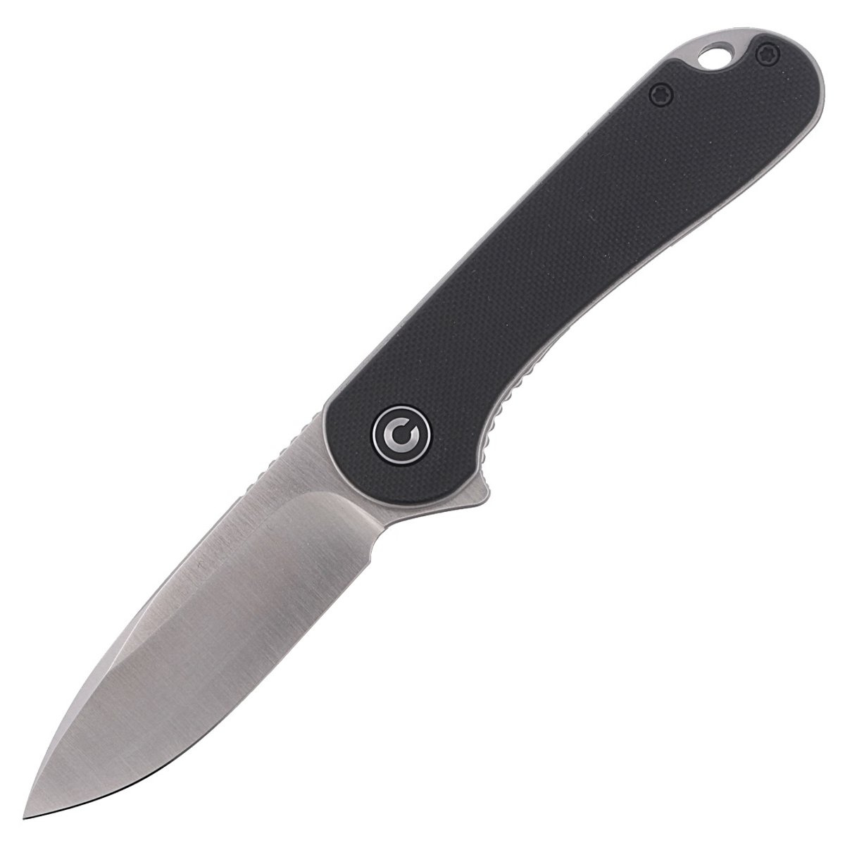 Elementum Flipper Black G10, zdobywca nagrody noża roku Best Buy of The Year 2021 na targach Blade Show. Otwierana za pomocą flippera głownia drop point wykonana ze stali D2. Za gładką pracę mechanizmu odpowiadają ceramiczne łożyska kulkowe. Liner-lock... - LifeGun.pl Nóż składany Civivi Elementum Flipper Black G10, Satin D2 (C907A)-1
