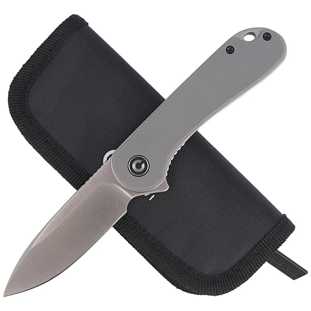 Nóż składany CIVIVI Elementum Flipper Gray G10, Satin Finish (C907B) 4 Nóż składany CIVIVI Elementum Flipper Gray G10, Satin Finish (C907B)