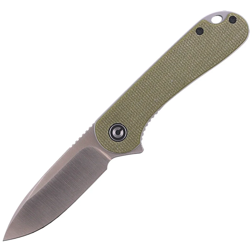Nóż składany CIVIVI Elementum Flipper Olive Micarta, Satin Finish (C907S) 1 Nóż składany CIVIVI Elementum Flipper Olive Micarta, Satin Finish (C907S)