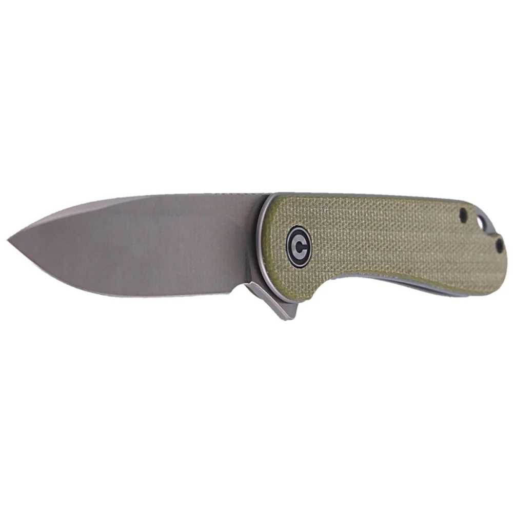 Nóż składany CIVIVI Elementum Flipper Olive Micarta, Satin Finish (C907S) 2 Nóż składany CIVIVI Elementum Flipper Olive Micarta, Satin Finish (C907S)