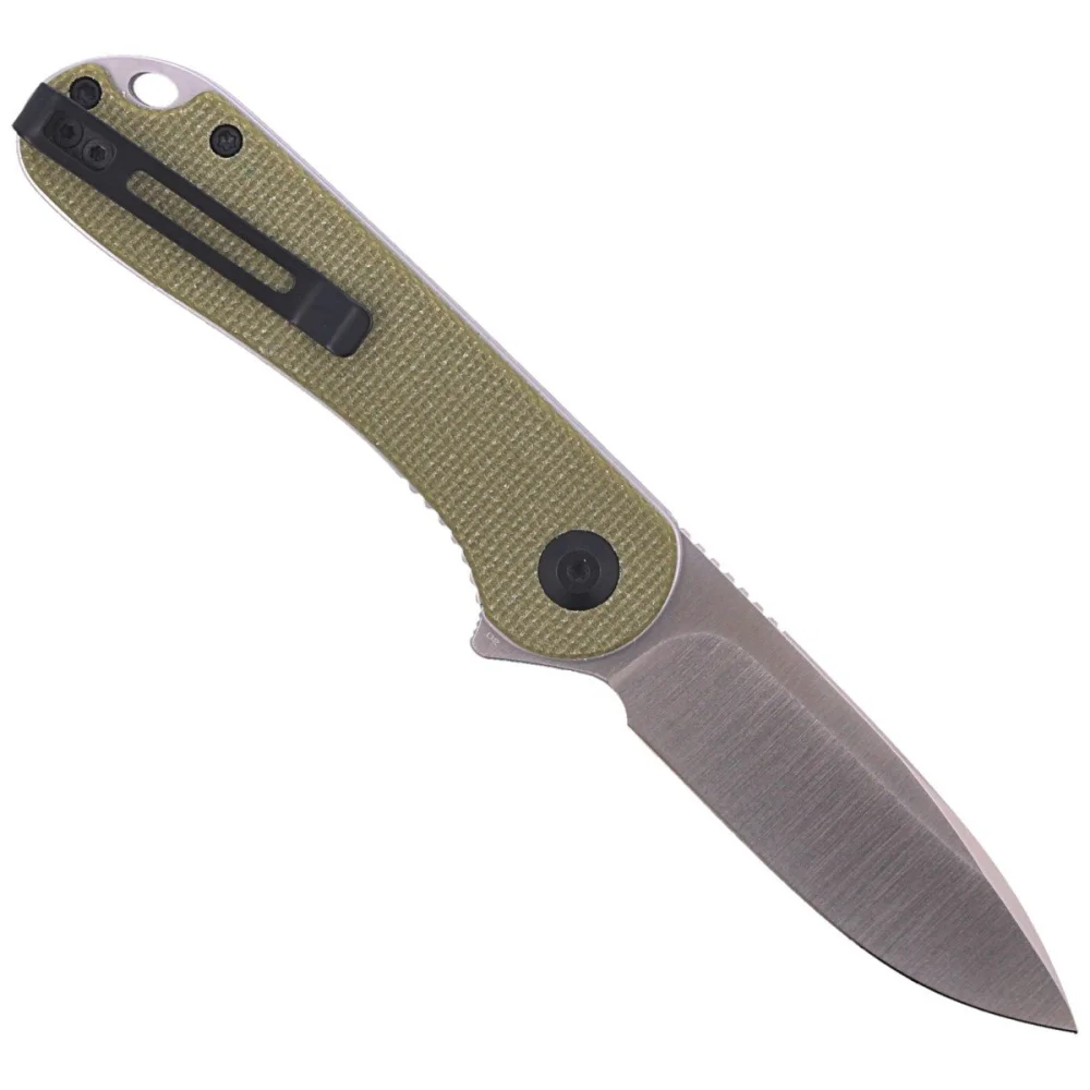 Nóż składany CIVIVI Elementum Flipper Olive Micarta, Satin Finish (C907S) 3 Nóż składany CIVIVI Elementum Flipper Olive Micarta, Satin Finish (C907S)