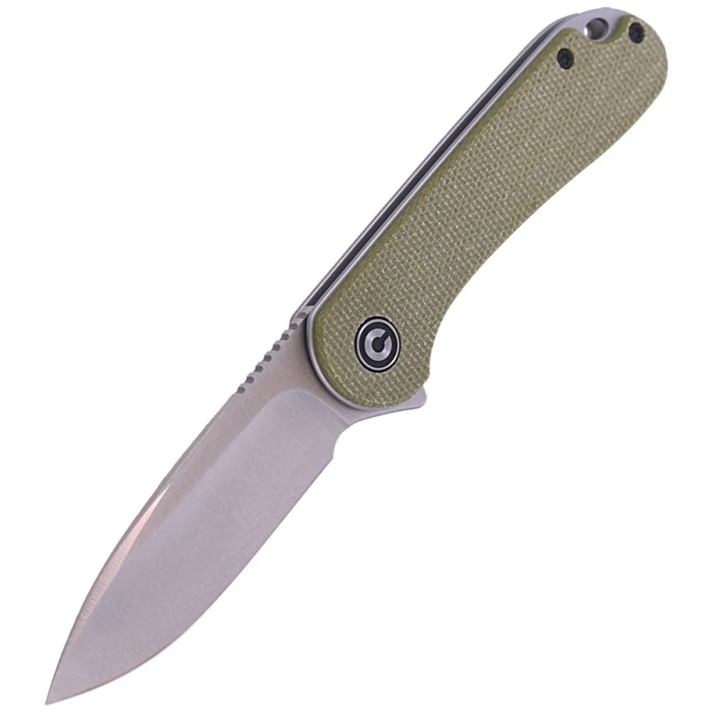 Nóż składany CIVIVI Elementum Flipper Olive Micarta, Satin Finish (C907S) 7 Nóż składany CIVIVI Elementum Flipper Olive Micarta, Satin Finish (C907S)