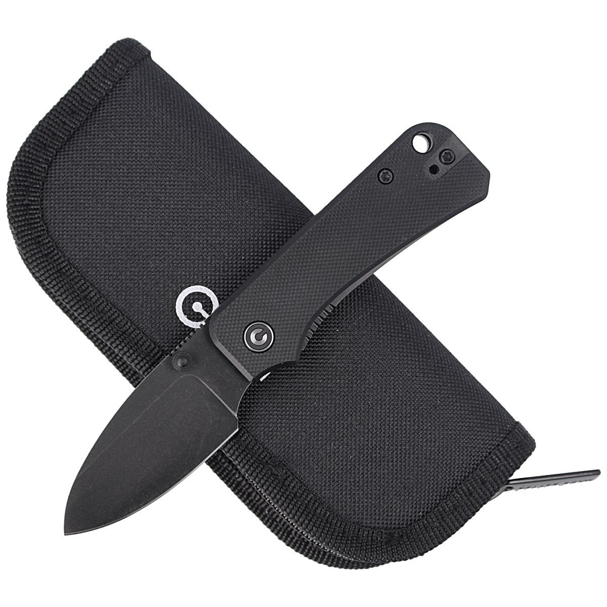 Baby Banter Black G10, Black Stonewashed mniejszy i lżejszy nóż projektu Bena Petersena. Posiada wiele tych samych przemyślanych elementów konstrukcyjnych co pełnowymiarowy oryginal Banter, ale mieści się w mniejszych kieszeniach, waży mniej i jest tańszy - LifeGun.pl Nóż składany CIVIVI Baby Banter Black G10, Black Stonewashed by Ben Petersen (C19068S-2)-4