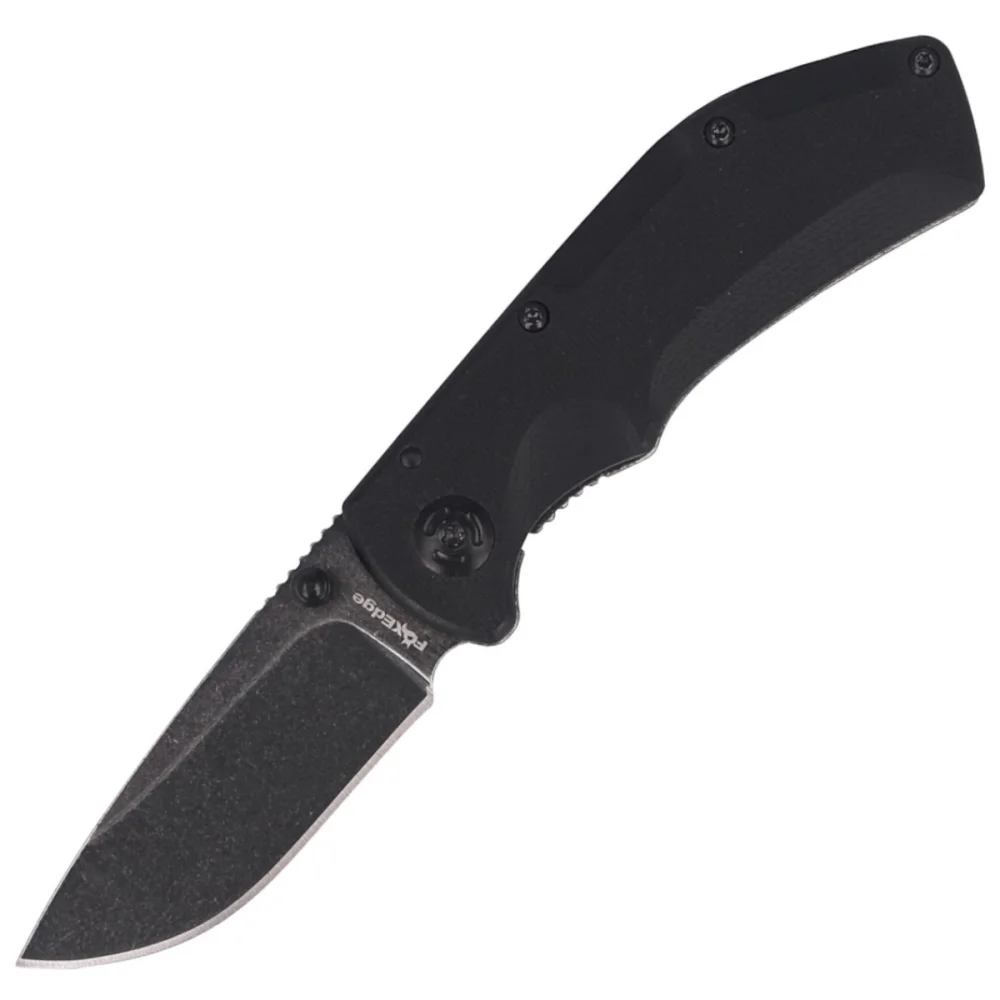 Nóż składany FoxEdge Pop Smoke G10 Black, Stone Washed PVD by Russ Kommer (FE-023) 1 Nóż składany FoxEdge Pop Smoke G10 Black, Stone Washed PVD by Russ Kommer (FE-023)
