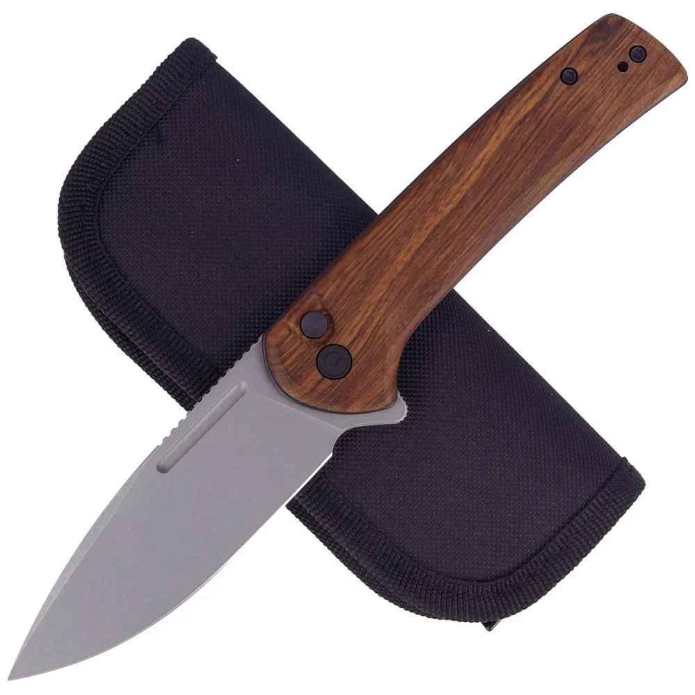 Nóż składany Civivi Conspirator Cuibourtia Wood, Gray Stonewashed (C21006-3) 2 Nóż składany Civivi Conspirator Cuibourtia Wood, Gray Stonewashed (C21006-3)