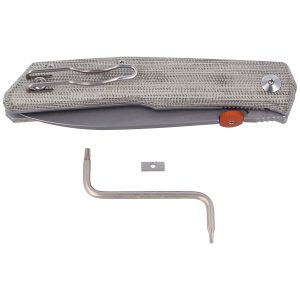 Nóż składany FOX The Sicilian Green Micarta, Stone Washed by Bob Terzuola (FX-525 MI)-2