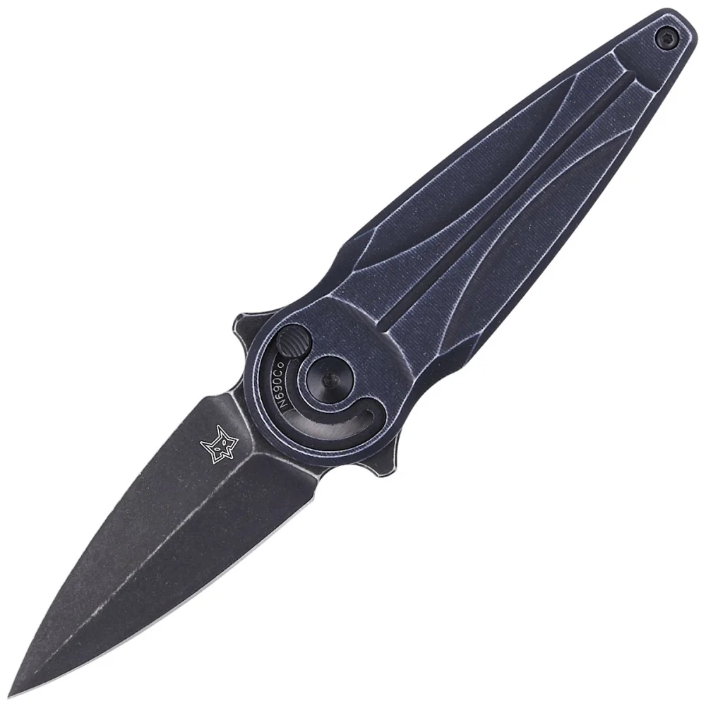 Nóż FOX Saturn, Black Aluminium, Black Stonewashed N690Co by Denis Simonutti (FX-551 ALB) 1 Nóż FOX Saturn, Black Aluminium, Black Stonewashed N690Co by Denis Simonutti (FX-551 ALB)