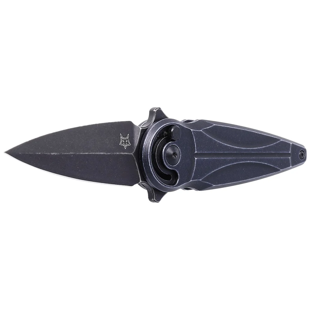 Nóż FOX Saturn, Black Aluminium, Black Stonewashed N690Co by Denis Simonutti (FX-551 ALB) 2 Nóż FOX Saturn, Black Aluminium, Black Stonewashed N690Co by Denis Simonutti (FX-551 ALB)