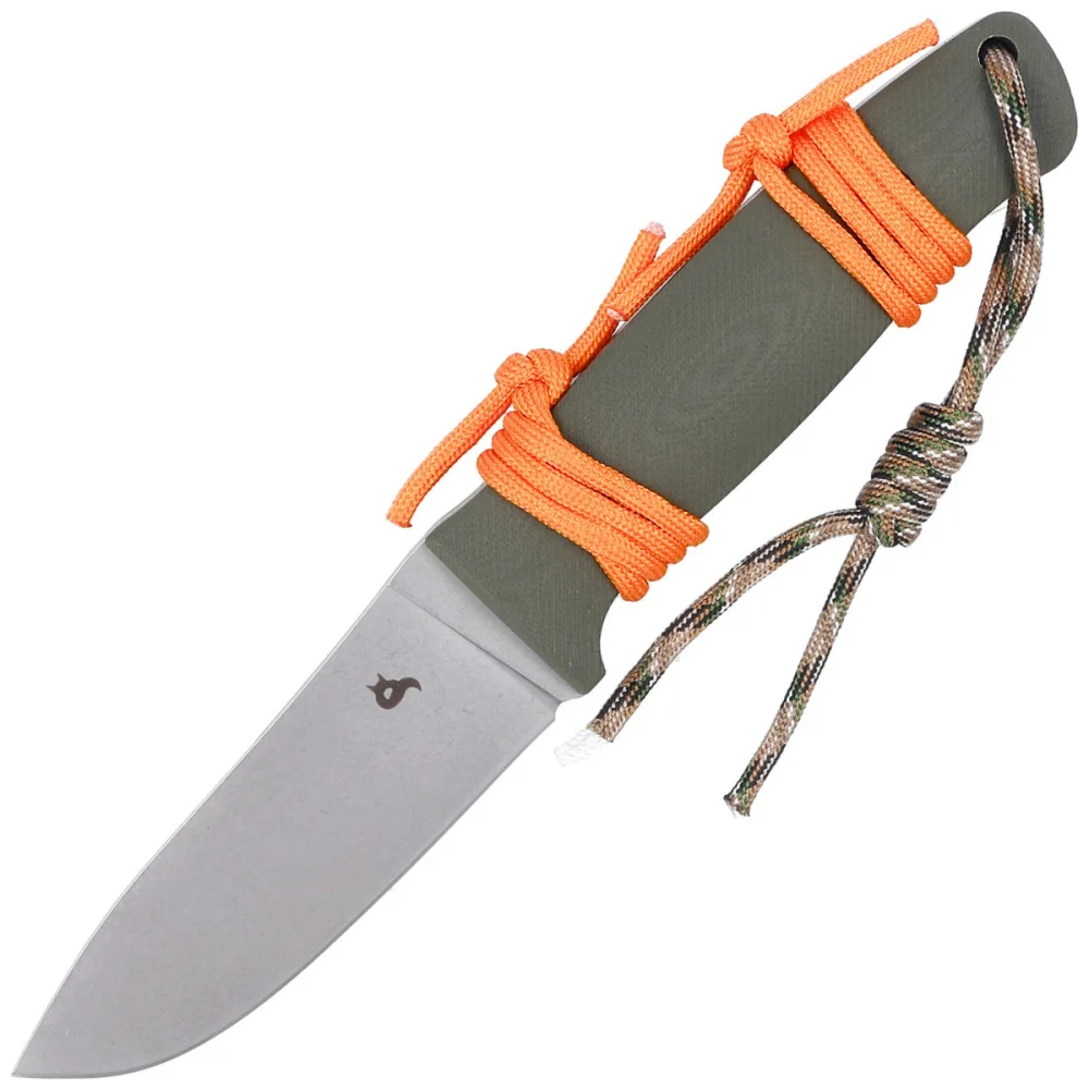Nóż Black Fox Vesuvius OD Green G10, Stone Washed D2 by Alfredo Doricchi (BF-710 D2 OD) 1 Nóż Black Fox Vesuvius OD Green G10, Stone Washed D2 by Alfredo Doricchi (BF-710 D2 OD)