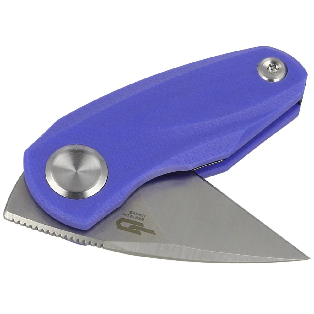 Nóż składany Bestech Tulip Blue G10, Satin / Stonewash 14C28N by Ostap Hel (BG38D) 4 Nóż składany Bestech Tulip Blue G10, Satin / Stonewash 14C28N by Ostap Hel (BG38D)