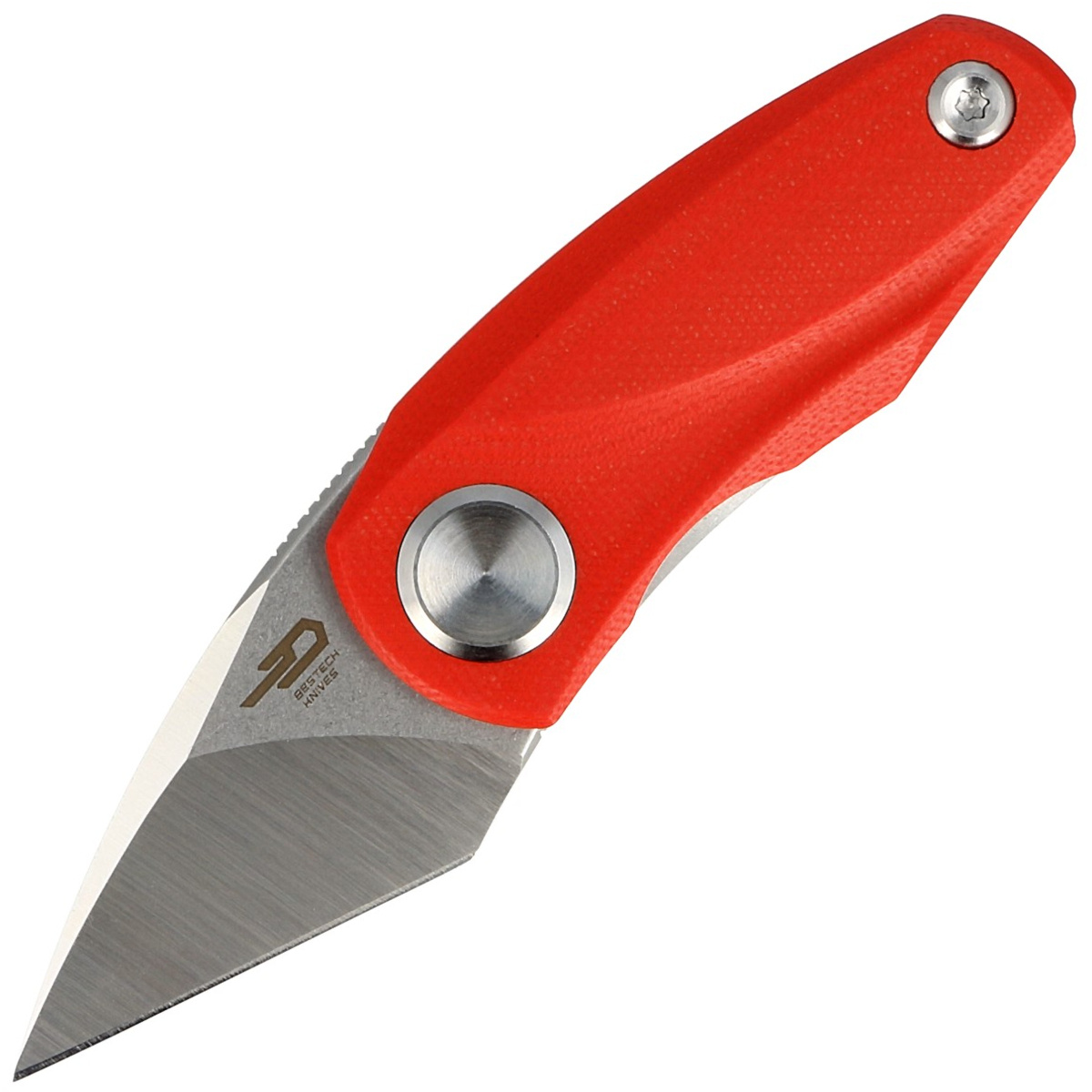 Tulip Red G10, Satin/Stonewash zainspirowany płatkami kwiatu tulipana elegancki nóż EDC polskiego twórcy noży, Ostapa Hela. Klinga wzorowana na japońskich kiridashi, rękojeść z G10. Niezwykle lekki z łatwością znikający w kieszeni czy torebce. Bestseller! - LifeGun.pl Nóż składany Bestech Tulip Red G10, Satin / Stonewash 14C28N by Ostap Hel (BG38B)-1