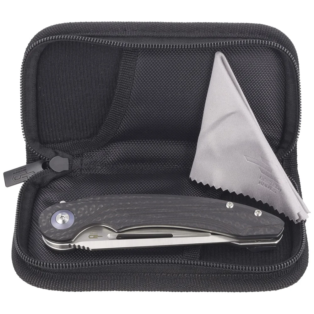Nóż składany Bestech Irida Carbon Fiber / Black G10, Satin 14C28N by Kombou (BG25D) 3 Nóż składany Bestech Irida Carbon Fiber / Black G10, Satin 14C28N by Kombou (BG25D)
