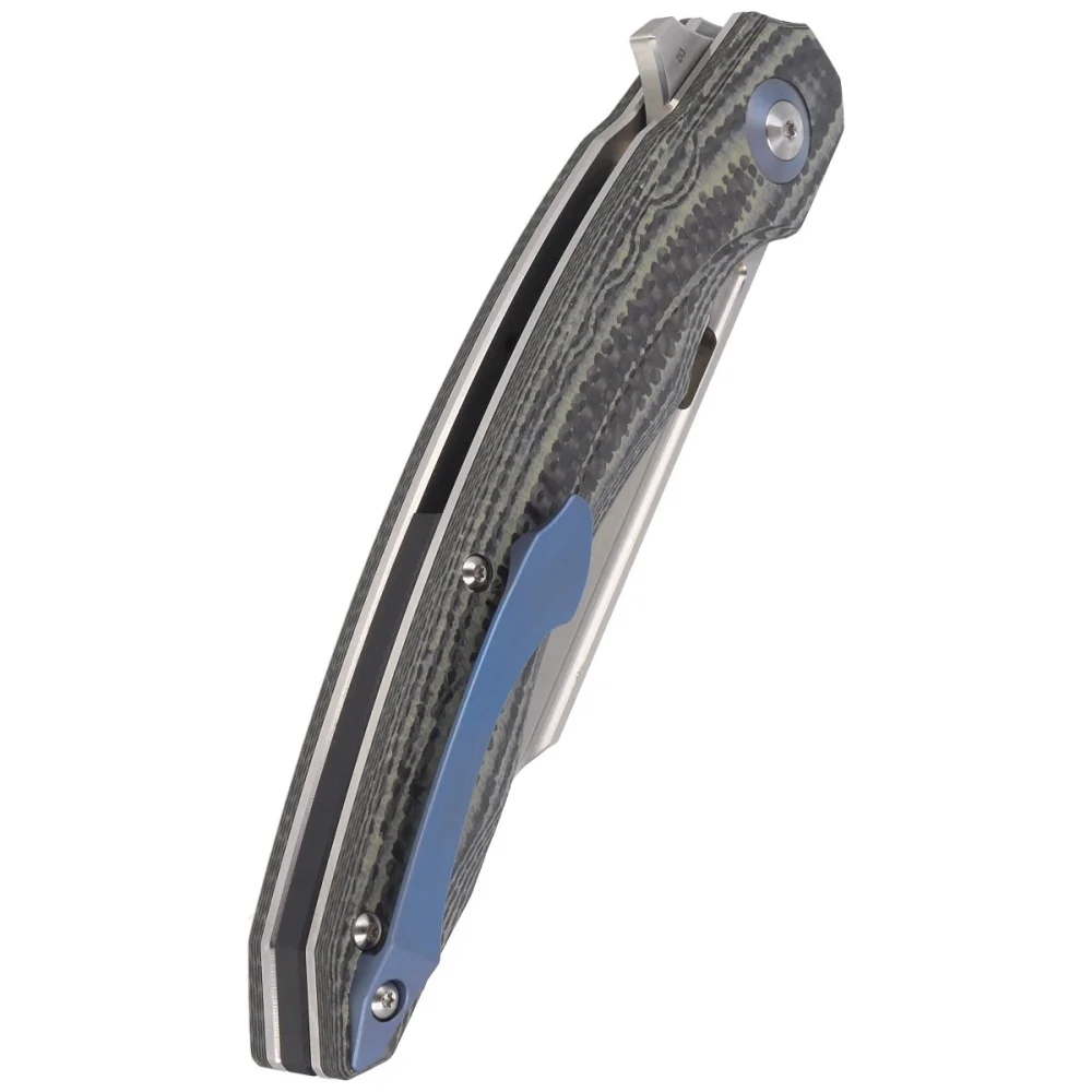 Nóż składany Bestech Fanga Carbon Fiber / Beige G10, Satin D2 by Kombou (BG18D) 6 Nóż składany Bestech Fanga Carbon Fiber / Beige G10, Satin D2 by Kombou (BG18D)