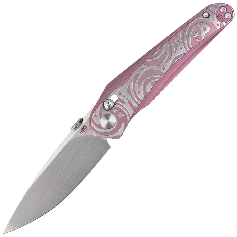 Nóż składany Bestech Mothus Purple Titanium, Satin by Hand M390 by Kombou (BT2206E) 1 Nóż składany Bestech Mothus Purple Titanium, Satin by Hand M390 by Kombou (BT2206E)
