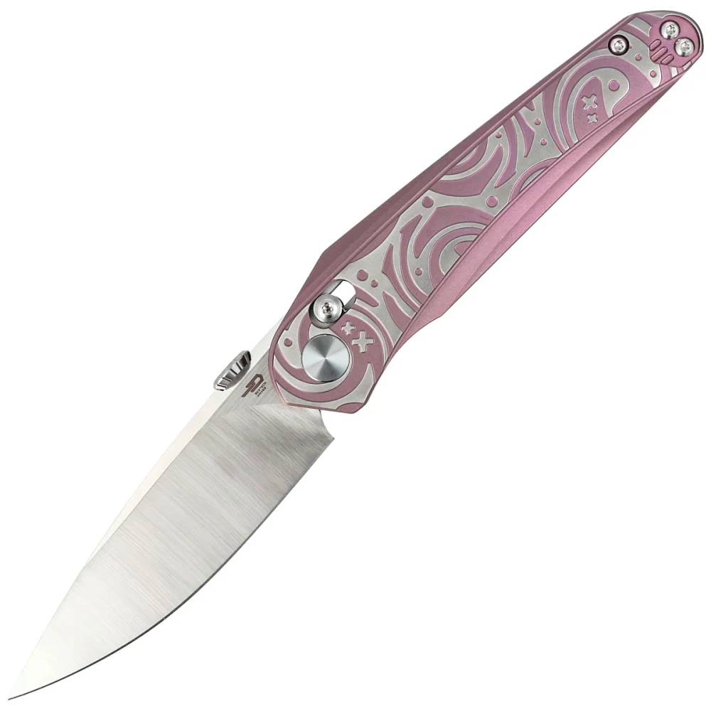 Nóż składany Bestech Mothus Purple Titanium, Satin M390 by Kombou (BT2206D) 1 Nóż składany Bestech Mothus Purple Titanium, Satin M390 by Kombou (BT2206D)