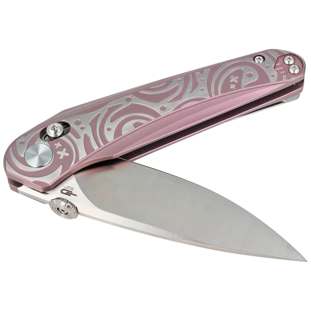 Nóż składany Bestech Mothus Purple Titanium, Satin M390 by Kombou (BT2206D) 5 Nóż składany Bestech Mothus Purple Titanium, Satin M390 by Kombou (BT2206D)