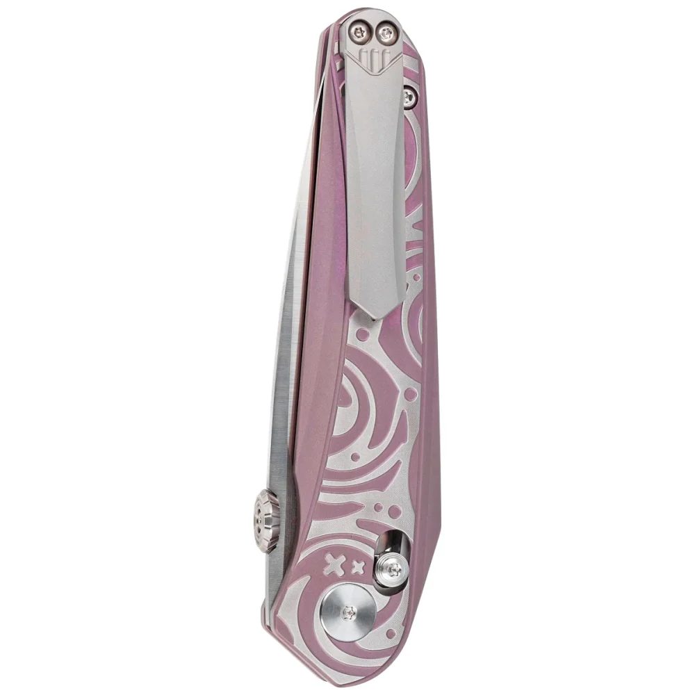 Nóż składany Bestech Mothus Purple Titanium, Satin M390 by Kombou (BT2206D) 7 Nóż składany Bestech Mothus Purple Titanium, Satin M390 by Kombou (BT2206D)