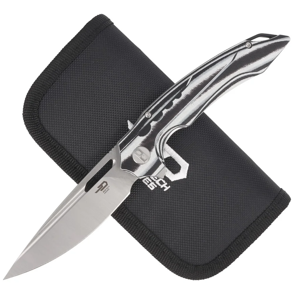 Nóż składany Bestech Ornetta Carbon Fiber / White G10, Stonewash / Satin N690 by Kombou (BL02C) 2 Nóż składany Bestech Ornetta Carbon Fiber / White G10, Stonewash / Satin N690 by Kombou (BL02C)