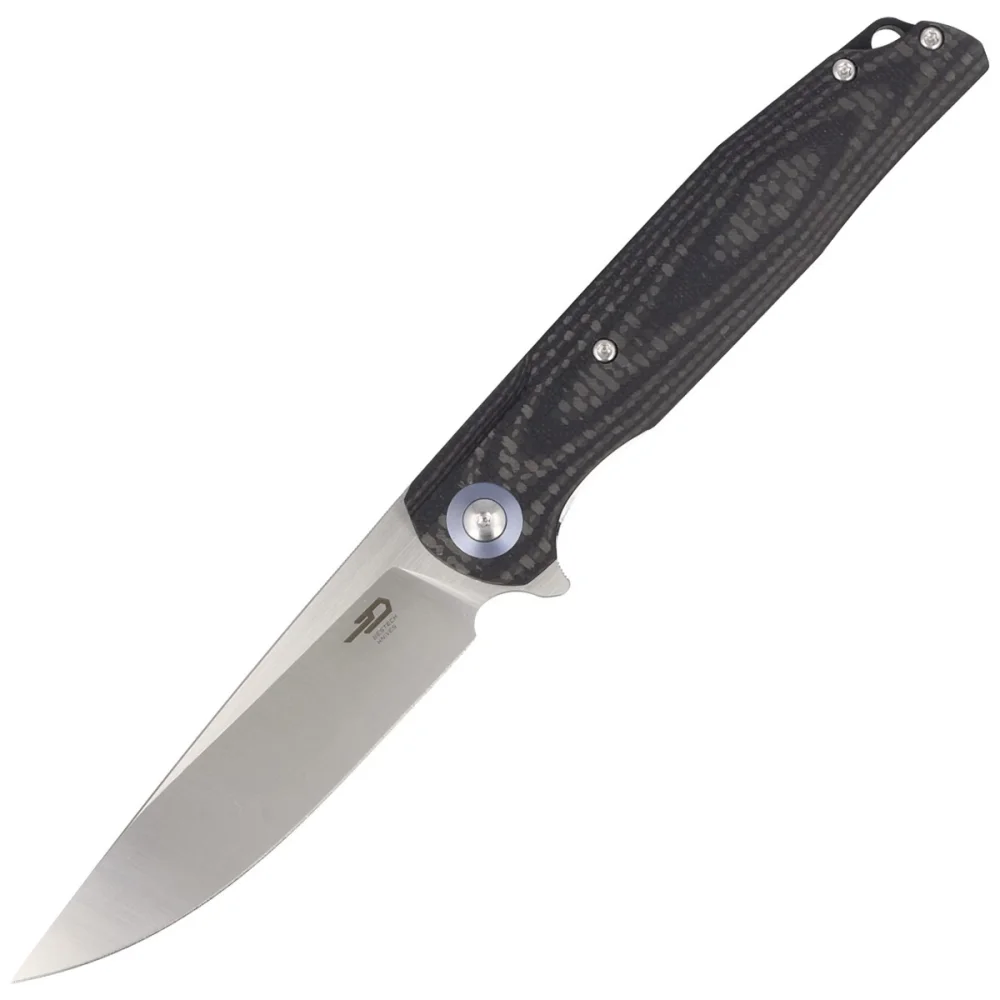 Nóż składany Bestech Ascot Carbon Fiber / Black G10, Satin D2 (BG19A) 1 Nóż składany Bestech Ascot Carbon Fiber / Black G10, Satin D2 (BG19A)