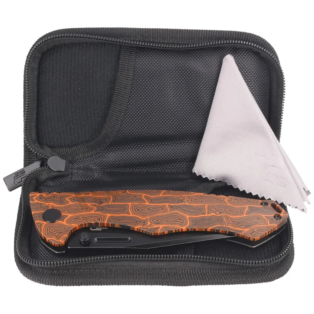 Nóż składany Bestech Keen II Black-Orange G10/Titanium, Black Stonewashed CPM S35VN by Koens Craft (BT2301F) 3 Nóż składany Bestech Keen II Black-Orange G10/Titanium, Black Stonewashed CPM S35VN by Koens Craft (BT2301F)