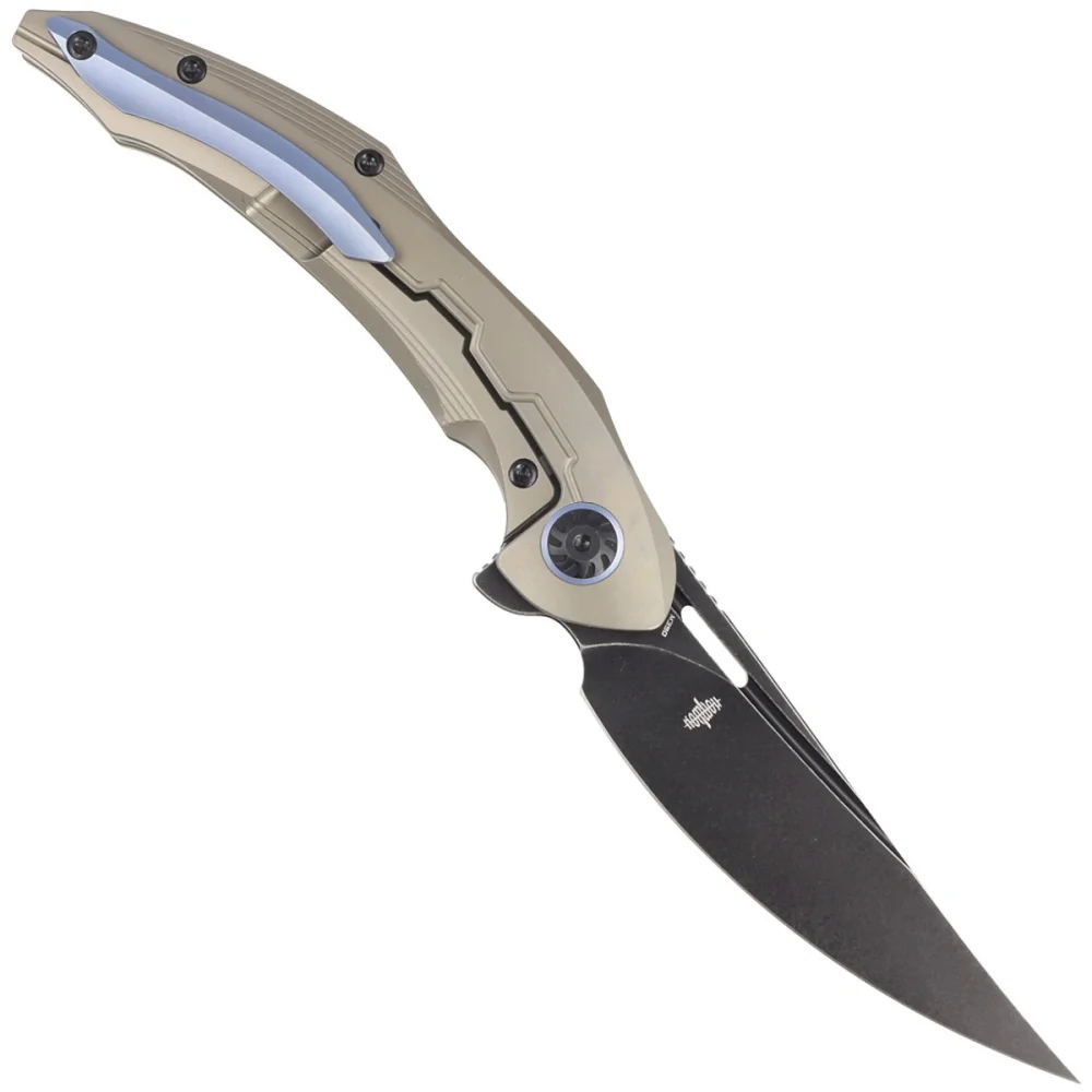 Nóż składany Bestech Marukka Bronze Titanium, Black Stonewashed M390 by Kombou (BT2002C) 3 Nóż składany Bestech Marukka Bronze Titanium, Black Stonewashed M390 by Kombou (BT2002C)