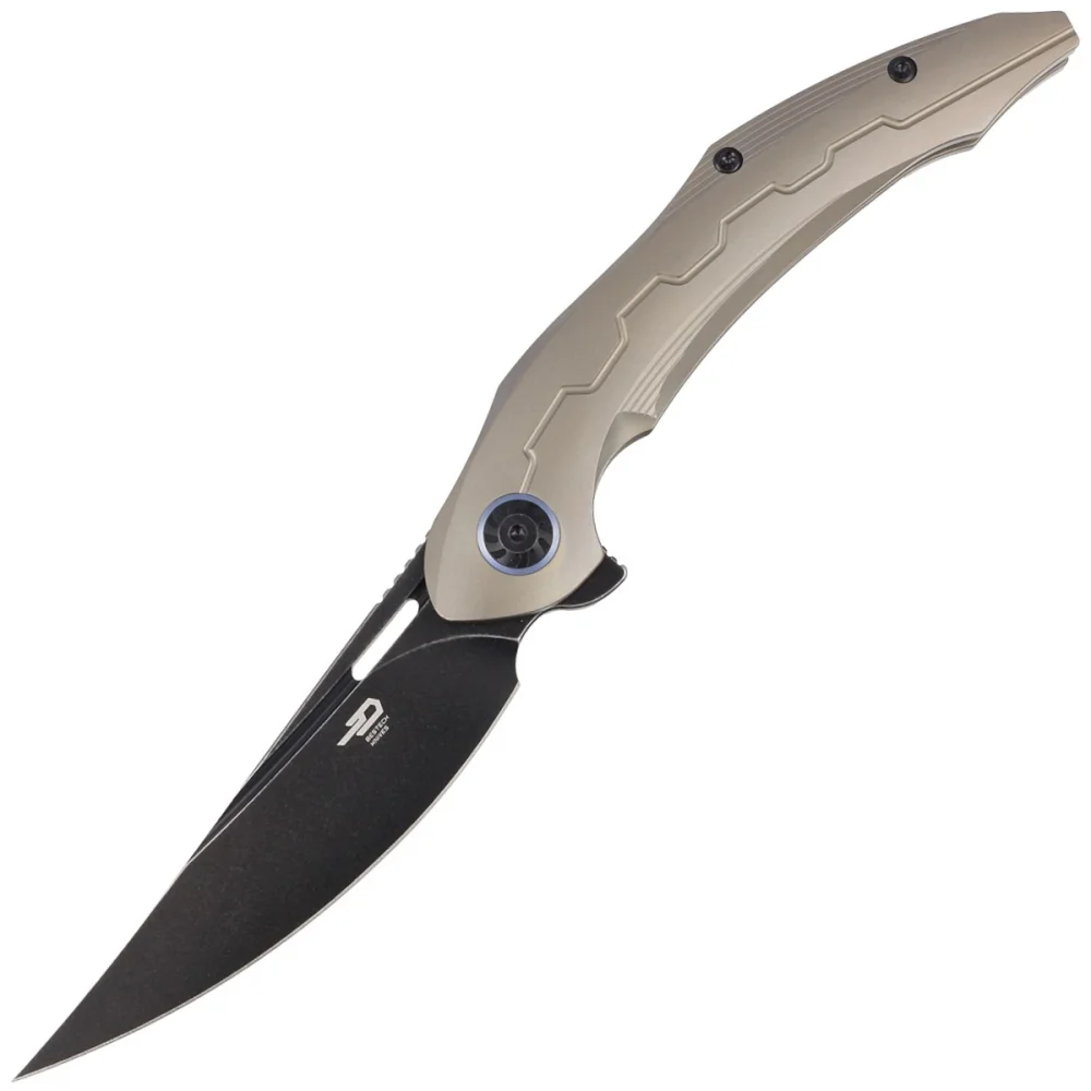 Nóż składany Bestech Marukka Bronze Titanium, Black Stonewashed M390 by Kombou (BT2002C) 1 Nóż składany Bestech Marukka Bronze Titanium, Black Stonewashed M390 by Kombou (BT2002C)