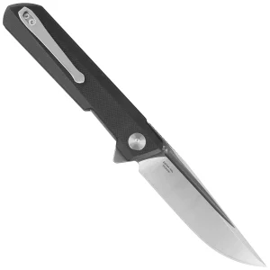 Nóż składany Bestechman Dundee Black G10, Grey Titanized / Satin D2 by Ostap Hel (BMK01D)-2