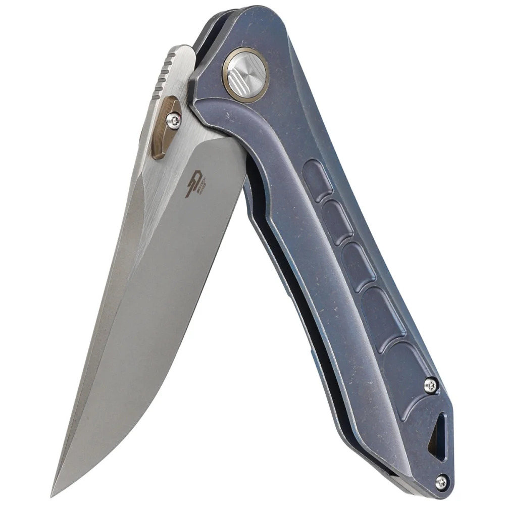 Nóż składany Bestech Supersonic Blue Titanium, Stonewashed / Satin CPM S35VN (BT1908B) 3 Nóż składany Bestech Supersonic Blue Titanium, Stonewashed / Satin CPM S35VN (BT1908B)
