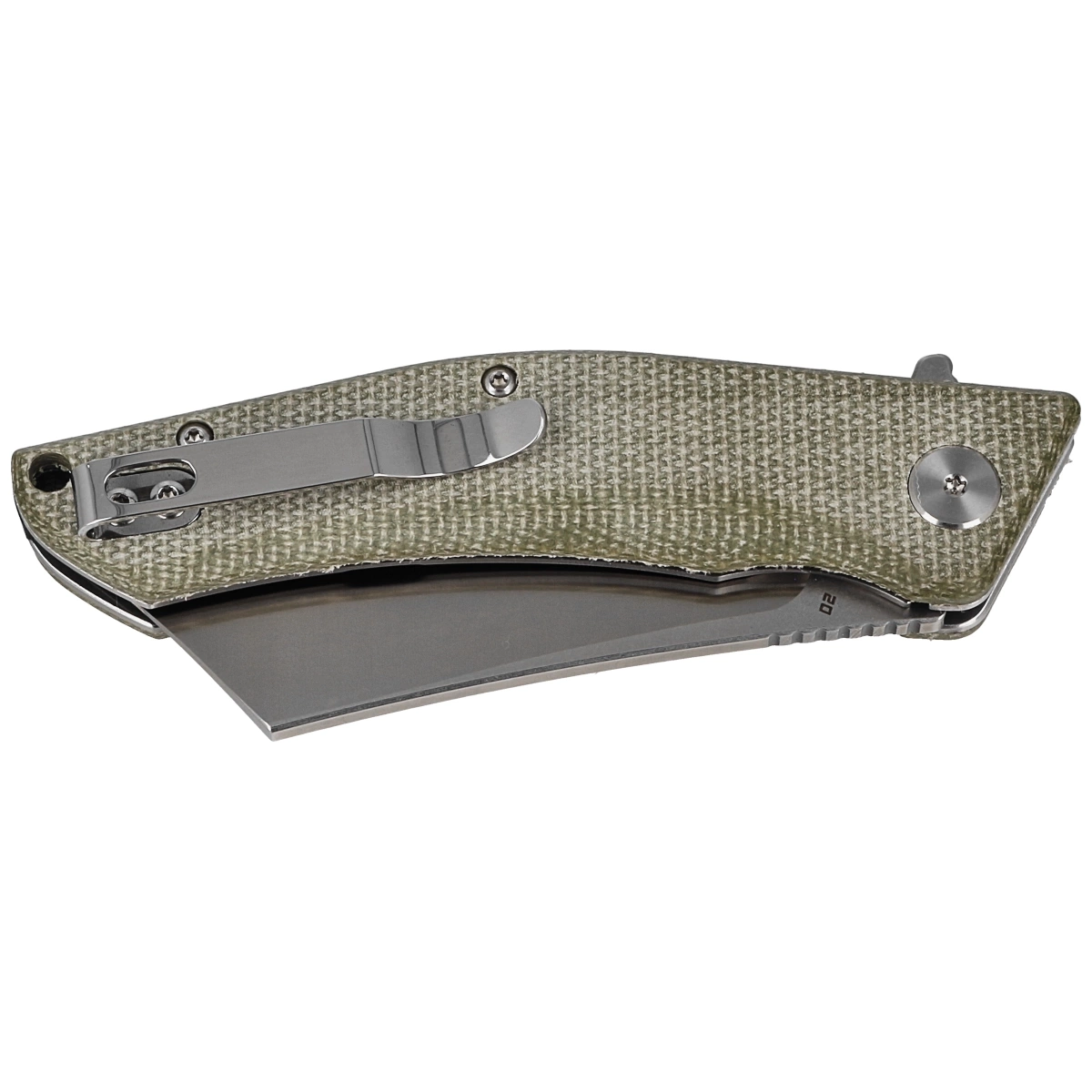 Cubis Beige Micarta, Stonewashed / Satin, kompaktowy, mocny nóż składany EDC o znakomitym stosunku jakości do ceny. Wygodna, ergonomiczna rękojeść z praktycznie niezniszczalnego tworzywa Micarta, klinga ze stali narzędziowej D2. Bestseller! - LifeGun.pl Nóż składany Bestech Cubis Beige Micarta, Stonewashed / Satin D2 (BG42B)-4