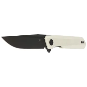 Nóż Bestechman Dundee White G10, Grey Titanized D2 by Ostap Hel (BMK01I)