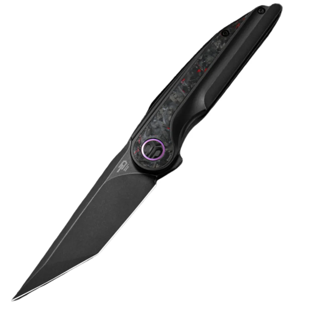 Nóż Bestech Blind Fury Black Stonewashed Titanium / Red Marble CF, Black Stonewashed M390 by Grzegorz Grabarski (BT2303E) 1 Nóż Bestech Blind Fury Black Stonewashed Titanium / Red Marble CF, Black Stonewashed M390 by Grzegorz Grabarski (BT2303E)