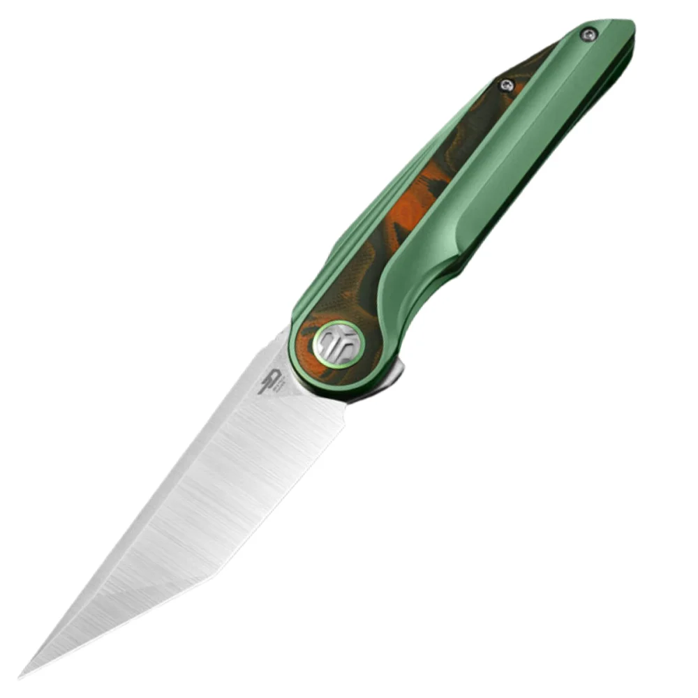 Nóż składany Bestech Blind Fury Orange Carbon Fiber / Green Titanium, Stonewashed / Satin M390 by Grzegorz Grabarski (BT2303C) 1 Nóż składany Bestech Blind Fury Orange Carbon Fiber / Green Titanium, Stonewashed / Satin M390 by Grzegorz Grabarski (BT2303C)
